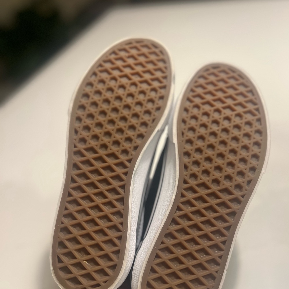 Vans Kids Classic Black and White Sneakers - Picture 5 of 5